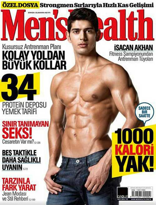 İsacan Akhan'dan antrenman detayları: Men's Health Kapağı