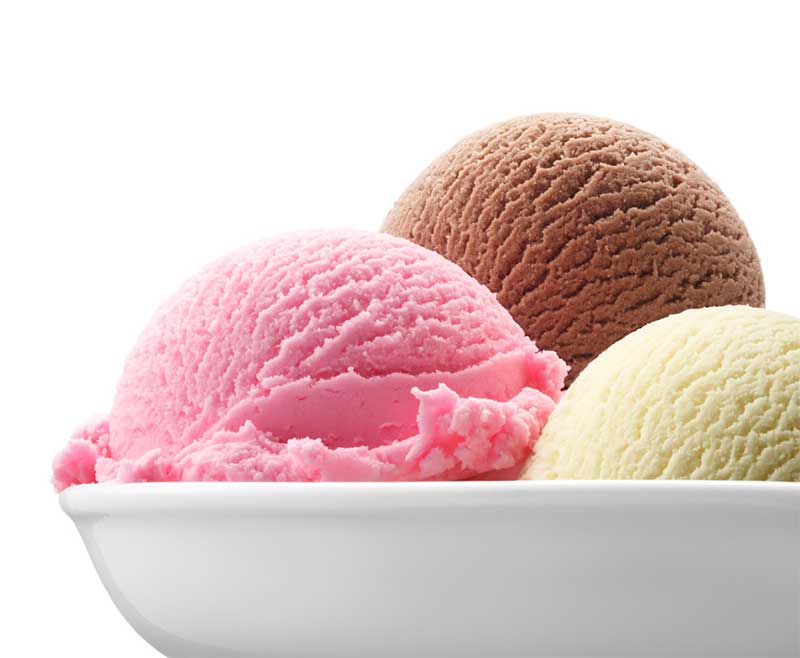 Damak tadınıza göre dondurmanızın aromasını seçebilirsiniz.
